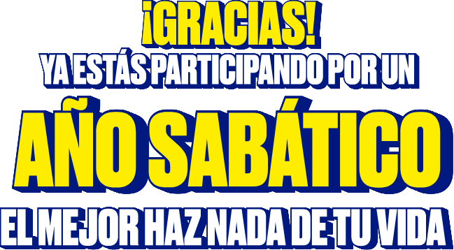 Cuéntanos qué harías con un año sabatico
